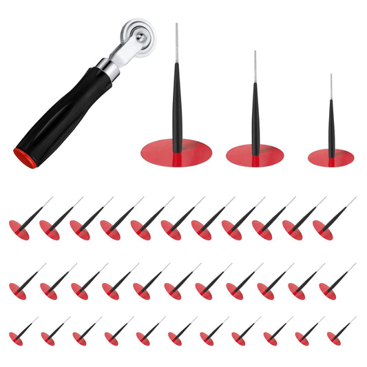 Kit de 37 tapones de goma para reparación de neumáticos, inc