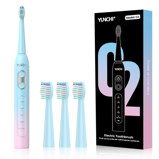YUNCHI Cepillo de dientes eléctrico sónico, cepillo de dient