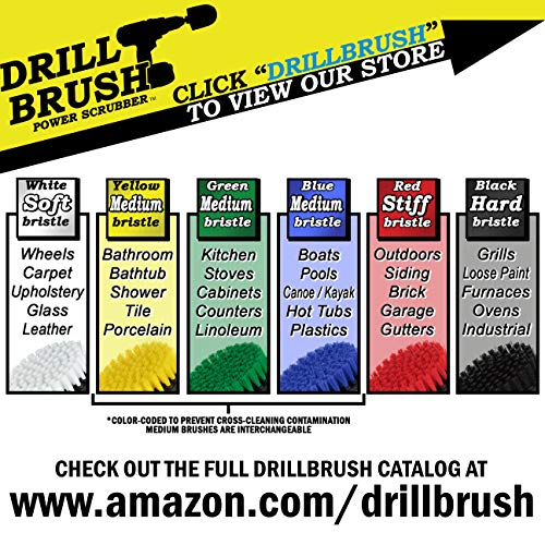 Kit de limpieza de Drill Brush, cepillos con conector para t
