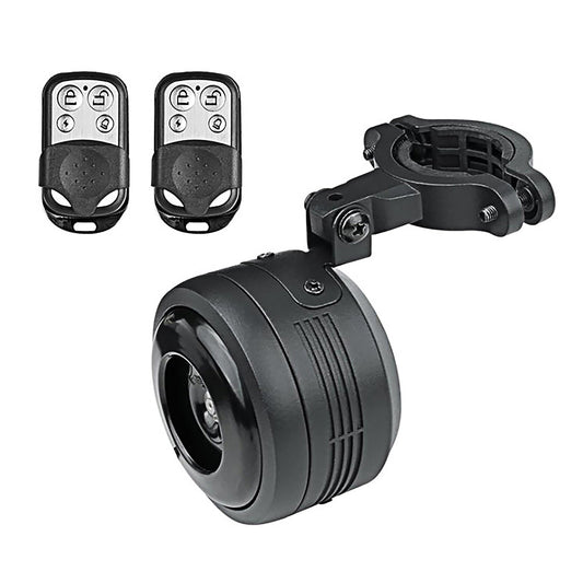Bocina de alarma para bicicleta con control remoto, recargab