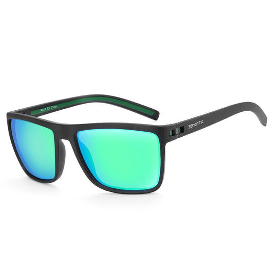 ZENOTTIC - Gafas de sol polarizadas con montura ligera y cua