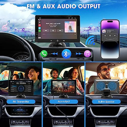 Apple CarPlay Android Auto: Portátil de 7 pulgadas QLED Pant