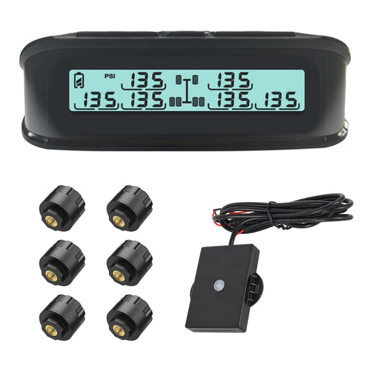 Sistema de monitoreo de presión de neumáticos para RV, (0-19