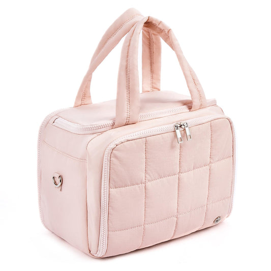 WESTBRONCO Neceser para mujer con organizador de joyas, bols