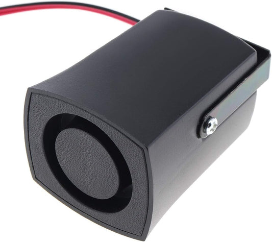 Sirena de alerta, 12-24 V, negro, 6 tonos, alarma de coche,