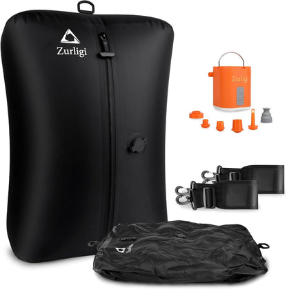 Zurligi Bolsas de vacío para viajes con bomba, bolsa de comp