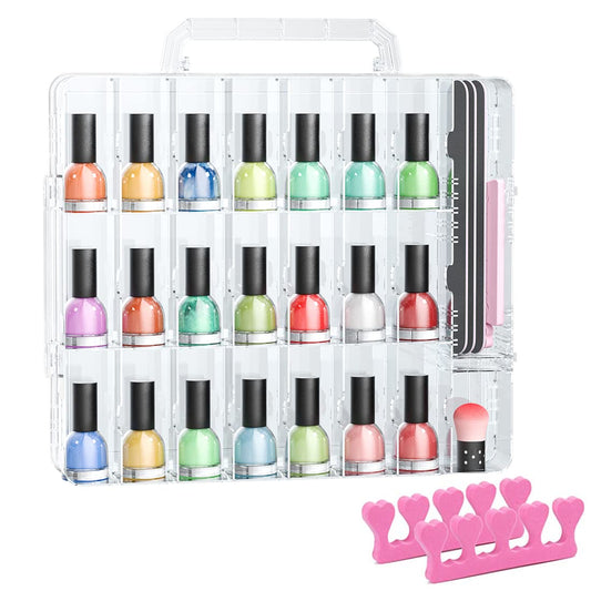 JIASHENG Estuche organizador de esmalte de uñas para 48 bote