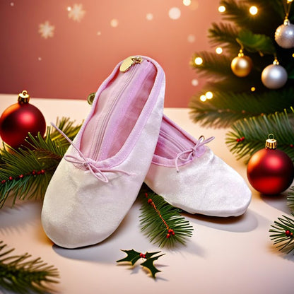 Bolsa de maquillaje pequeña para zapatos de baile de ballet,