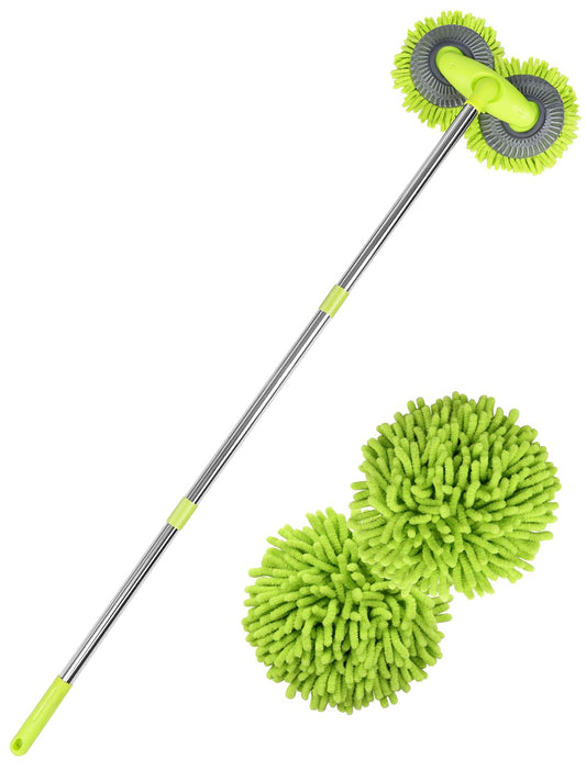 Cepillo giratorio de 47 pulgadas para lavado de coche, 3 sec