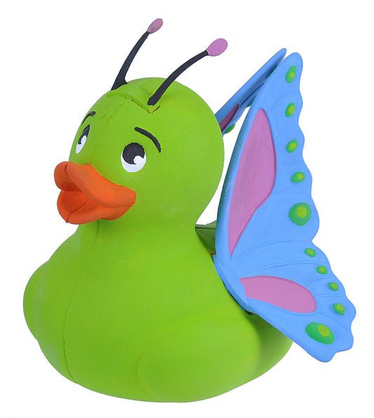 Wild Republic Pato de goma, mariposa, regalo para niños, gran regalo p