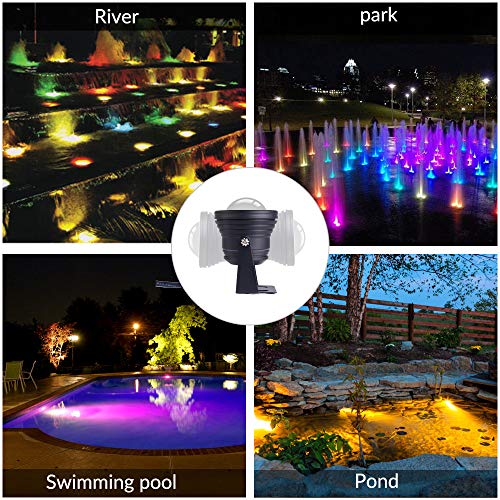 10W 12V RGB LED estanque - 900LM IP67 impermeable foco exter