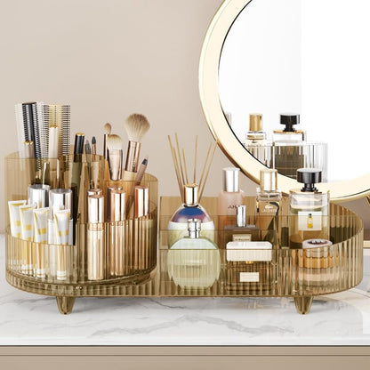 Organizador de maquillaje giratorio, vitrina cosmética de gr