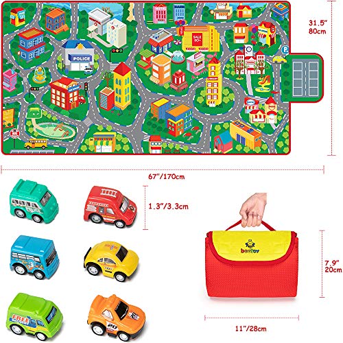 beetoy Alfombra de coche de 31.5 x 67 pulgadas, alfombra de