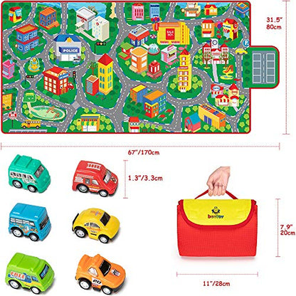 beetoy Alfombra de coche de 31.5 x 67 pulgadas, alfombra de