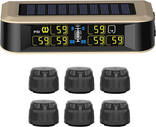 B-Qtech Sistema de monitor de presión de neumáticos solar RV