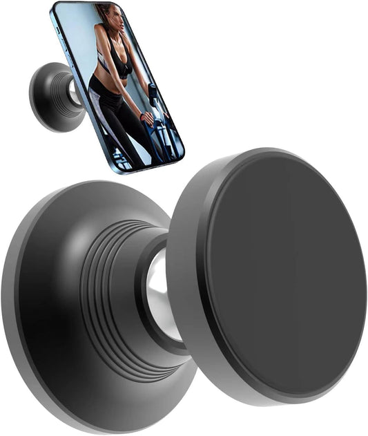 Soporte magnético dual para teléfono, para gimnasio, imán fu
