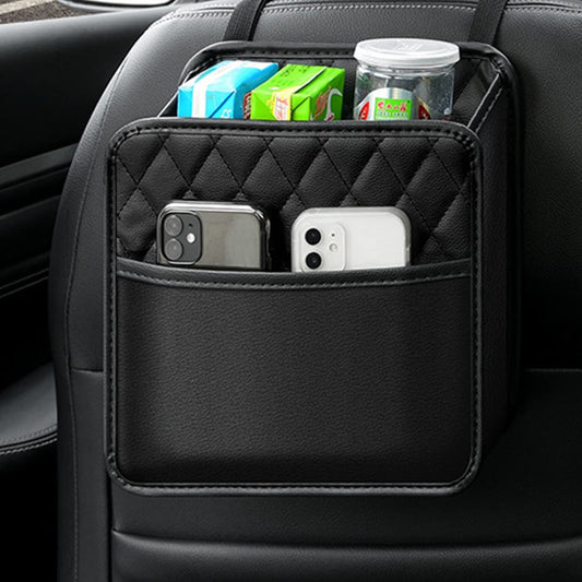 Organizador de asiento trasero de automóvil, bolsa de almace