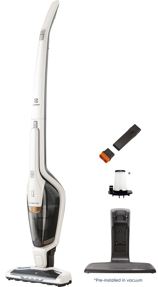 Electrolux Ergorapido - Aspiradora inalámbrica 2 en 1 con al
