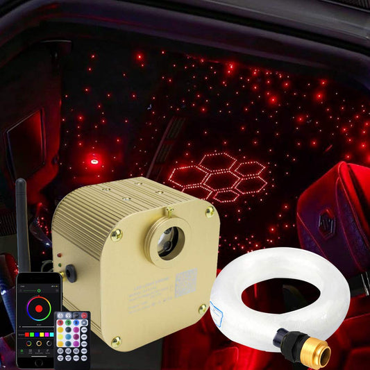 Luces Azimom Bluetooth, con control, de 16 vatios, parpadean