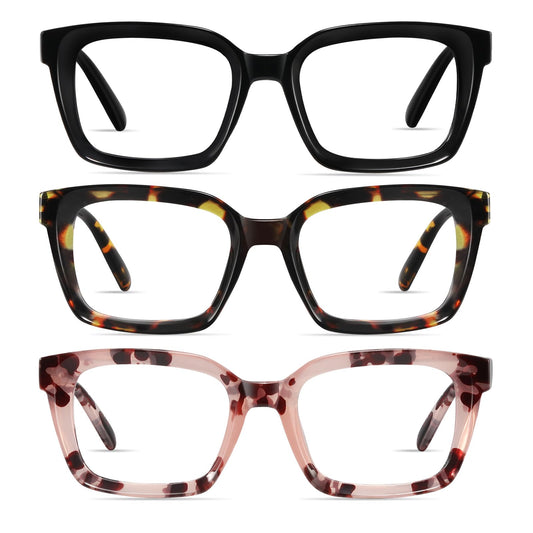XVXV Gafas de lectura para mujeres y hombres, con bloqueo de