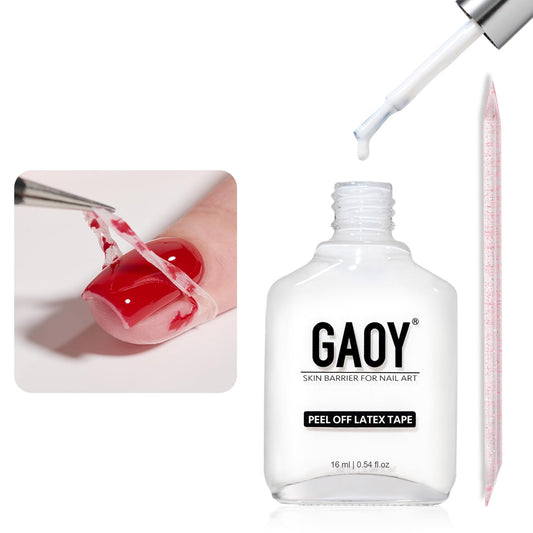 GAOY Látex líquido para uñas, protector de cutícula despegab