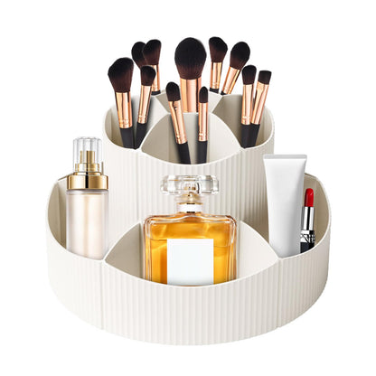 DASITON Organizador de brochas de maquillaje giratorio de 36