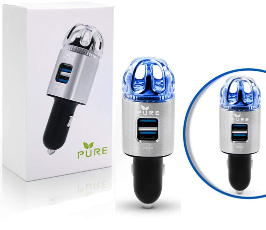 Purificador de aire de auto, 3 en 1 de acero inoxidable de a