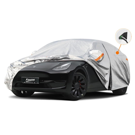 Kayme - Cubierta completa impermeable de 6 capas para automó