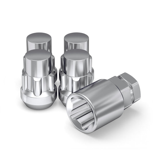White Knight 40600S Cerradura de rueda de bellota cromada M1