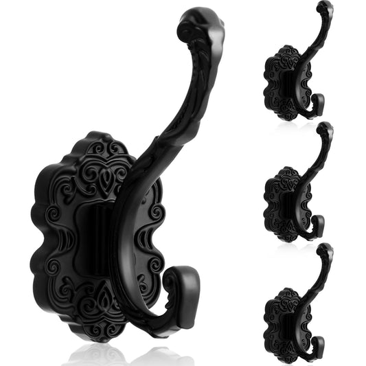 Zonon 4 ganchos vintage para colgar bolsos, sombreros, llave