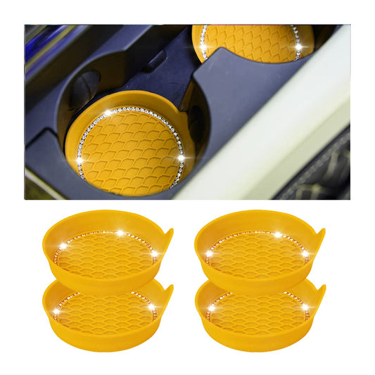 AUCELI Portavasos para automóvil, paquete de 4 posavasos ant