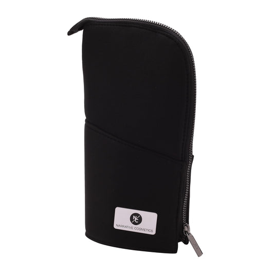 Bolsa de cepillo de maquillaje plegable de pie para artistas