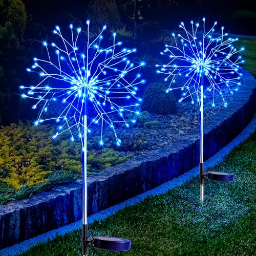 suddus Luces solares de jardín para exteriores, impermeables