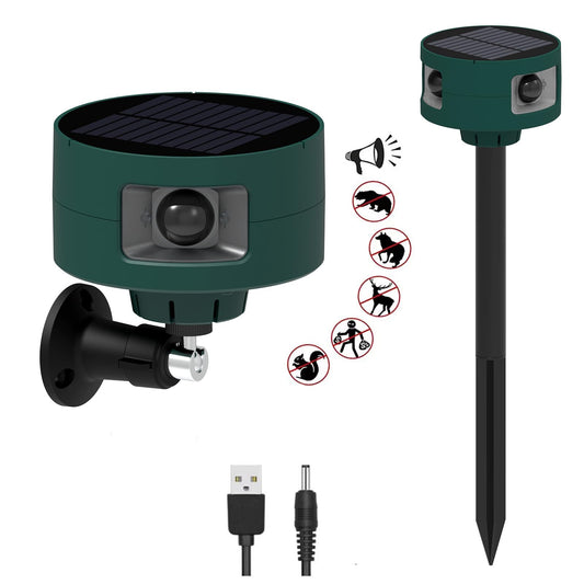 HULPPRE Alarma solar con sensor de movimiento para interiore