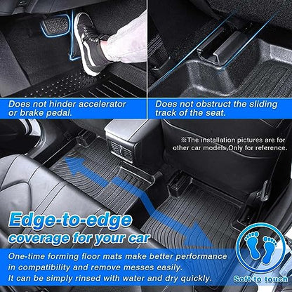 Cartist Alfombrillas aptas para Toyota Highlander 7 asientos