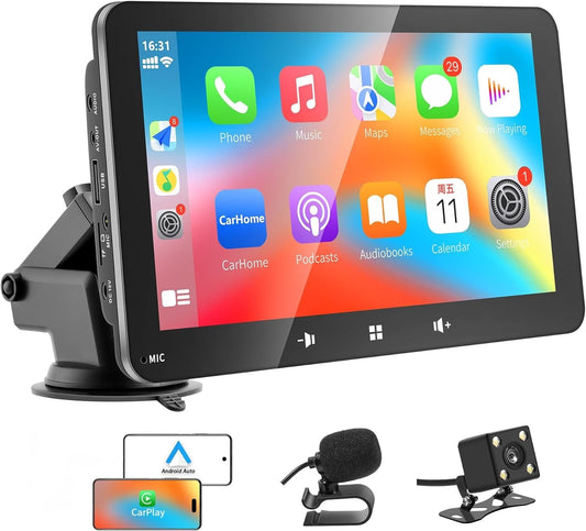 Pantalla de juego de coche portátil inalámbrica CarPlay y An
