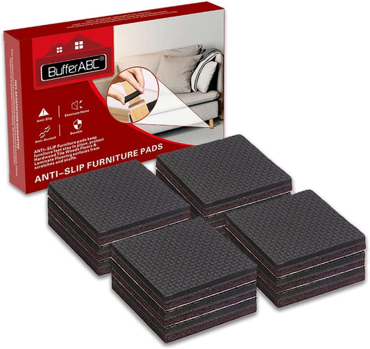 Almohadillas antideslizantes para muebles, 12 unidades de 1.