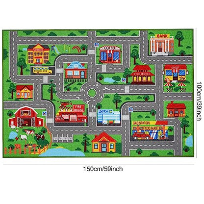 Alfombra de juego para niños, alfombra de 59 x 39.4 pulgadas