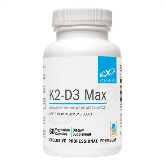 XYMOGEN K2-D3 Max - Vitamina D3 K2 con 180 mcg de VIT K por