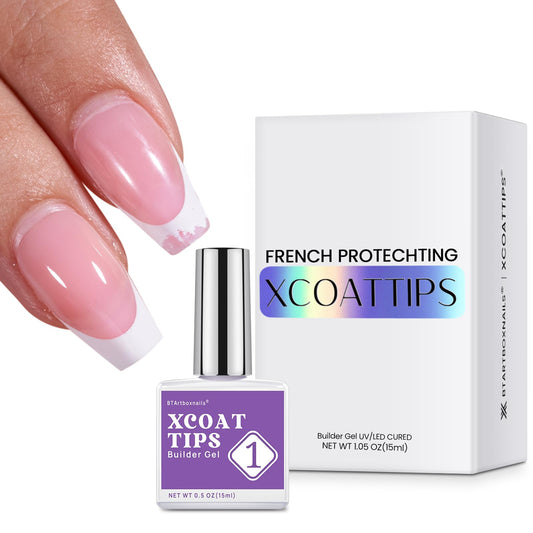 BTArtboxnails XCOATTIPS - Gel protector constructor para uña