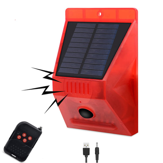 HULPPRE - Luz estroboscópica solar con sensor de movimiento,