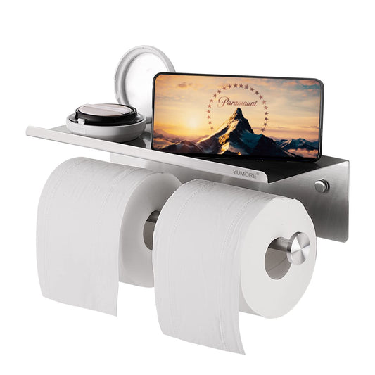 YUMORE Soporte de papel higiénico, soporte de papel higiénic