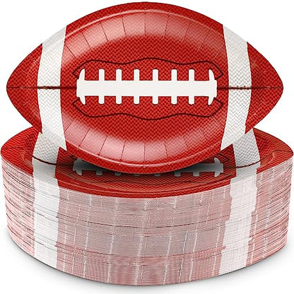 Zubebe 200 platos de fútbol para fiestas, platos de papel de