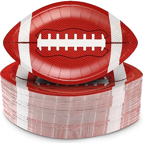 Zubebe 200 platos de fútbol para fiestas, platos de papel de