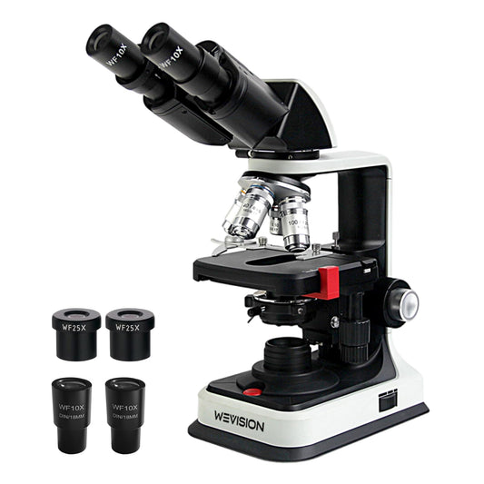 [Fuente de alimentación dual] Microscopio binocular compuest