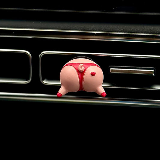 Divertida decoración de ventilación de coche y clip con ambi
