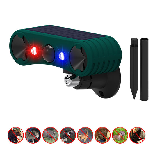 Alarma solar con sensor de movimiento para exteriores, 2 x 1
