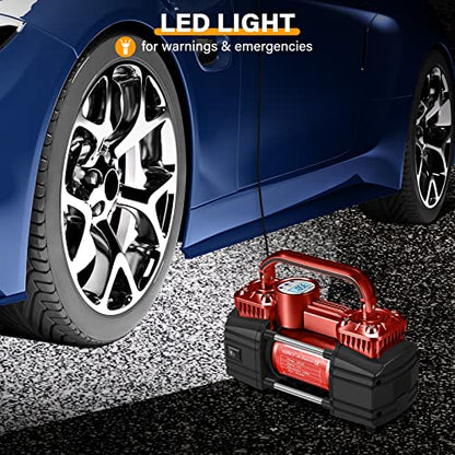 GSPSCN Inflador digital portátil de neumáticos de coche con