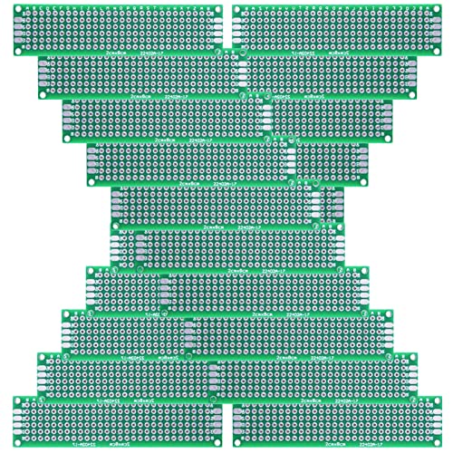 YUNGUI 20 unids 0.8x3.1 in placa PCB pequeño prototipo placa