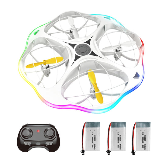 Mini drones para niños 3D voltea luz múltiple RC Drone Luz d